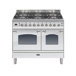 ILVE PDN1006E3 Milano Dual Fuel Range Cooker Stainless Steel